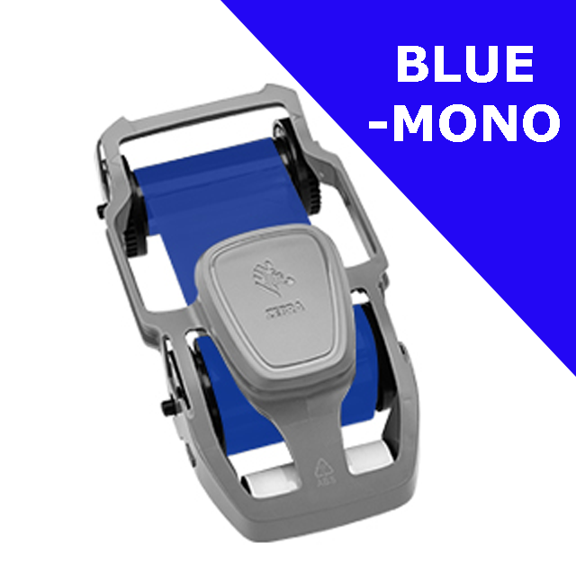 800300304 Zebra ZC100 ZC300 printer ribbons monochrome blue 1500